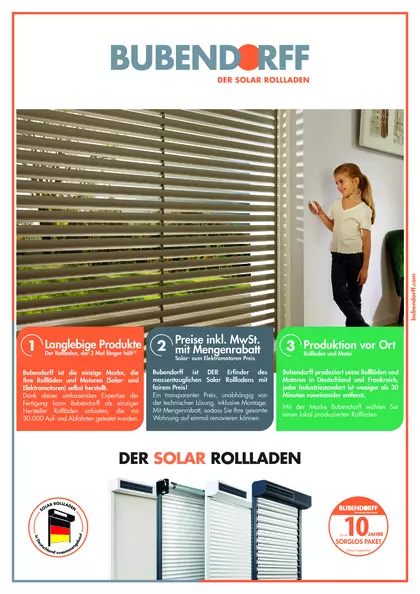 Produktbroschüre Bubendorff 2025