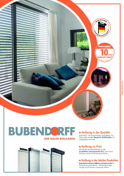 Produktbroschüre Bubendorff 2026